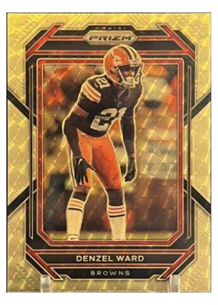 2022 Panini Prizm Base Set Denzel Ward #73 card