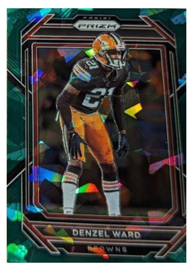 2022 Panini Prizm Base Set Denzel Ward #73 card