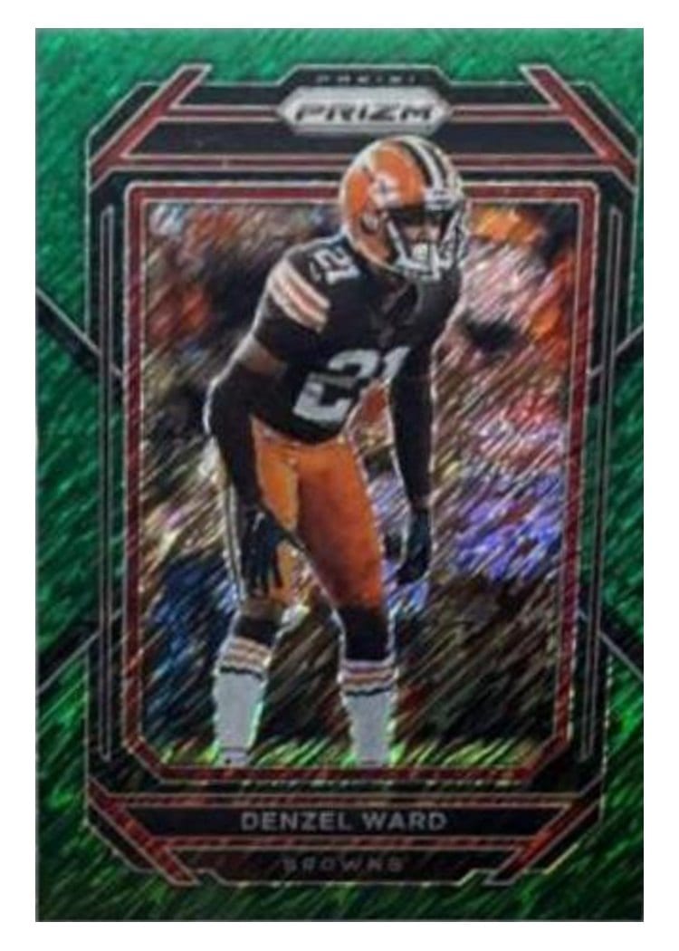 2022 Panini Prizm Base Set Denzel Ward #73 card