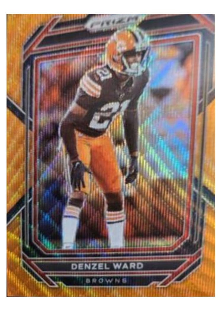 2022 Panini Prizm Base Set Denzel Ward #73 card