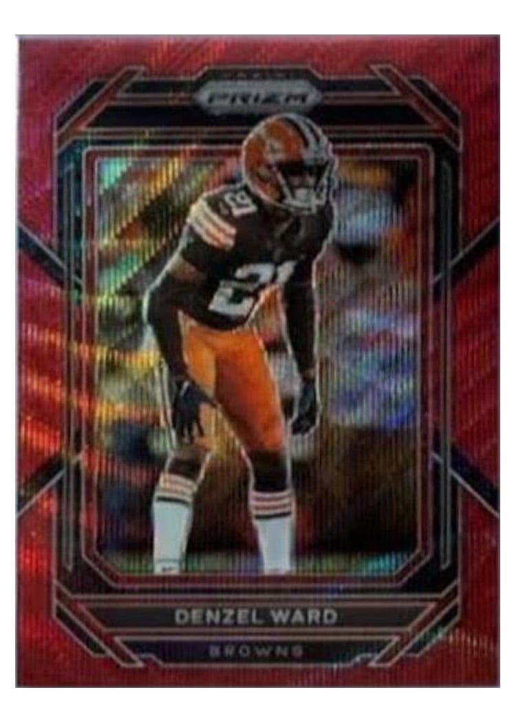 2022 Panini Prizm Base Set Denzel Ward #73 card