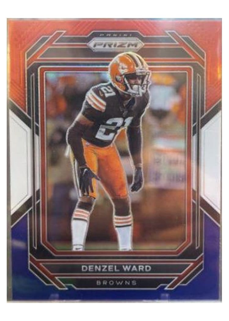 2022 Panini Prizm Base Set Denzel Ward Red White Blue #73 card
