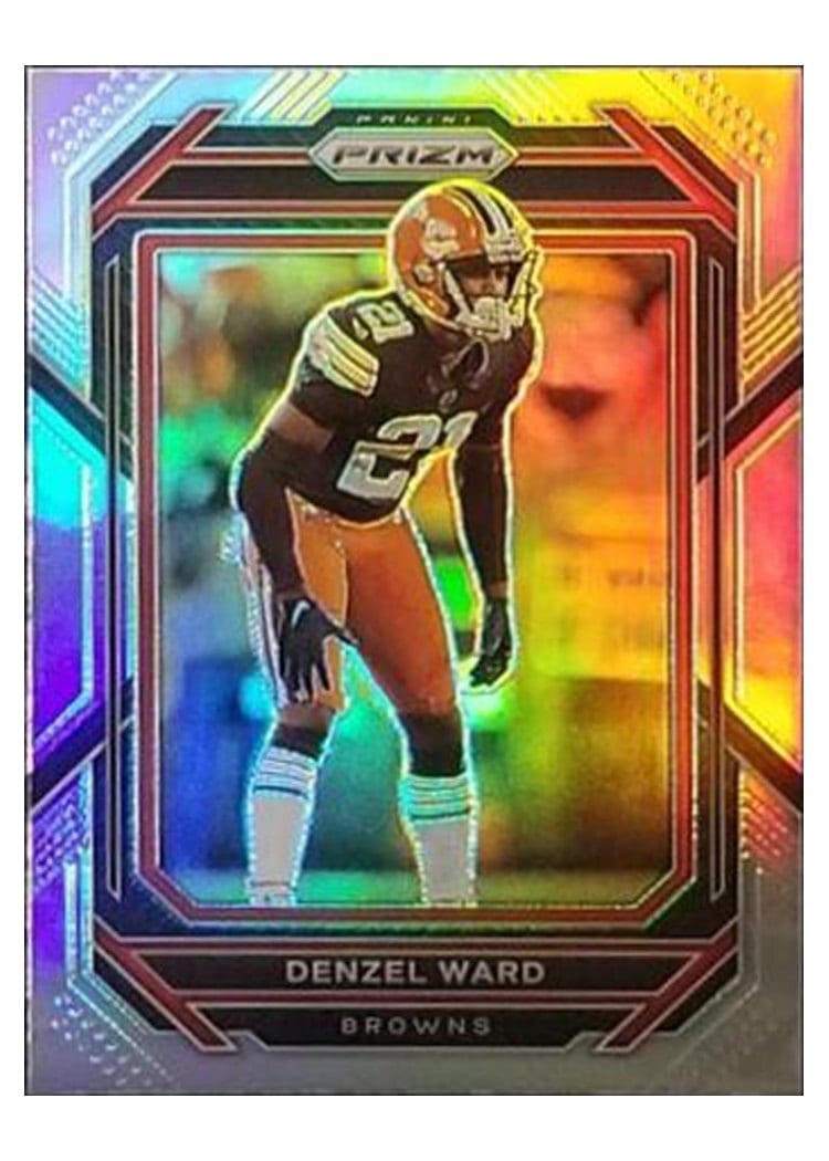 2022 Panini Prizm Base Set Denzel Ward #73 card
