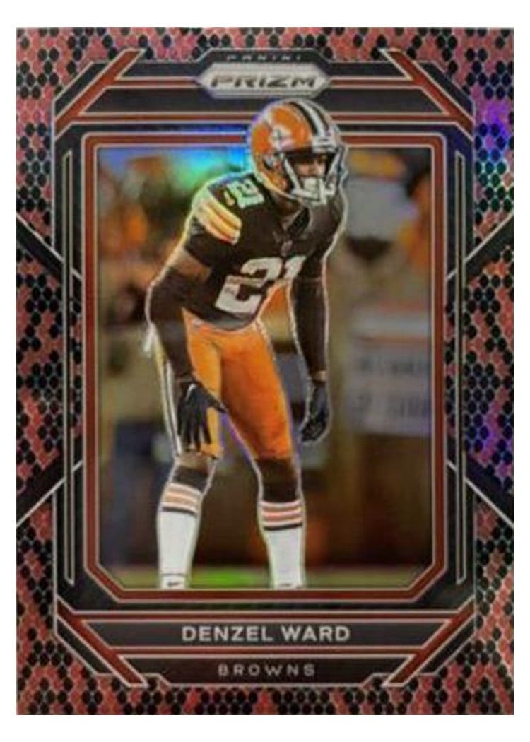 2022 Panini Prizm Base Set Denzel Ward #73 card