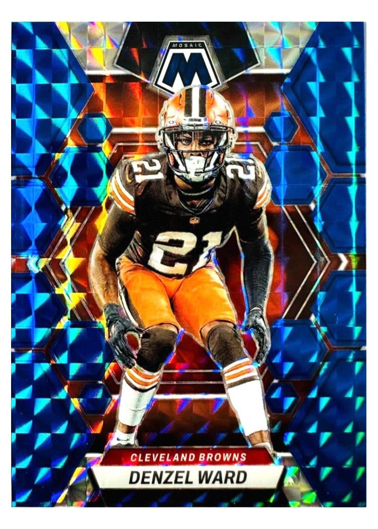 2023 Panini Mosaic Base Set Denzel Ward #52 card