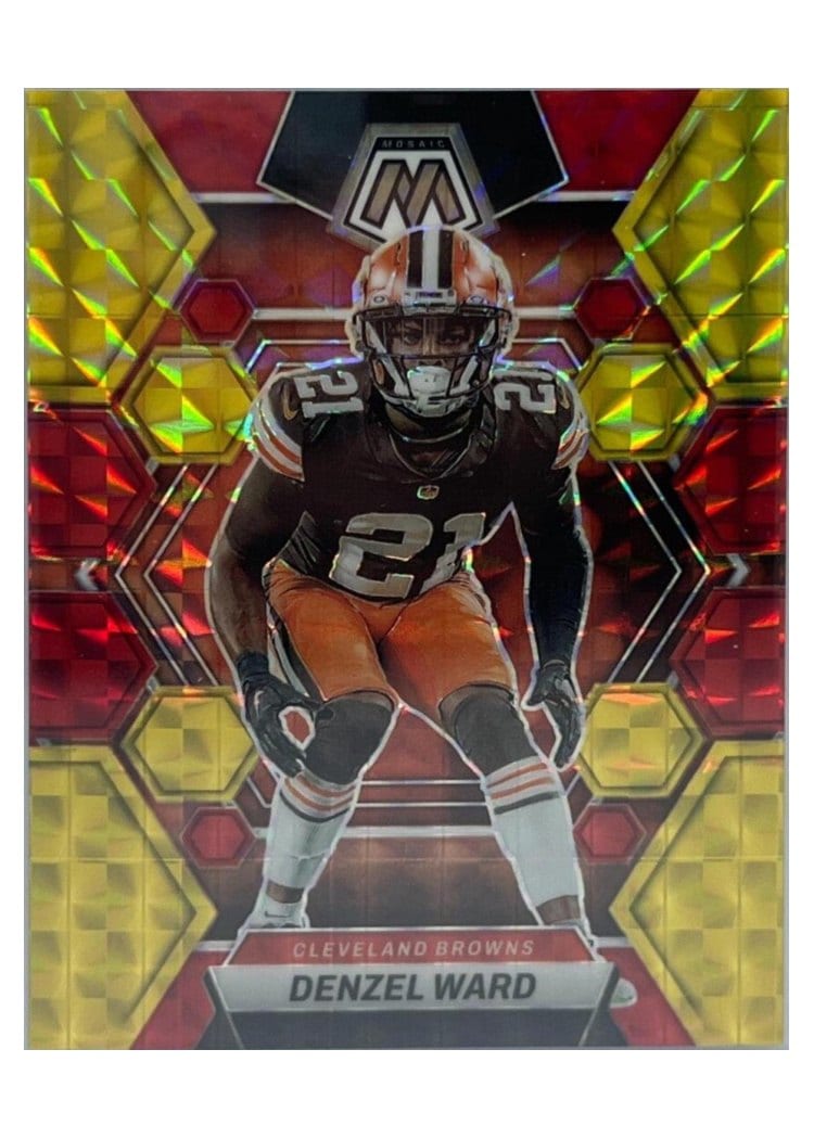 2023 Panini Mosaic Base Set Denzel Ward #52 card