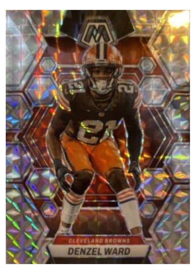 2023 Panini Mosaic Base Set Denzel Ward #52 card