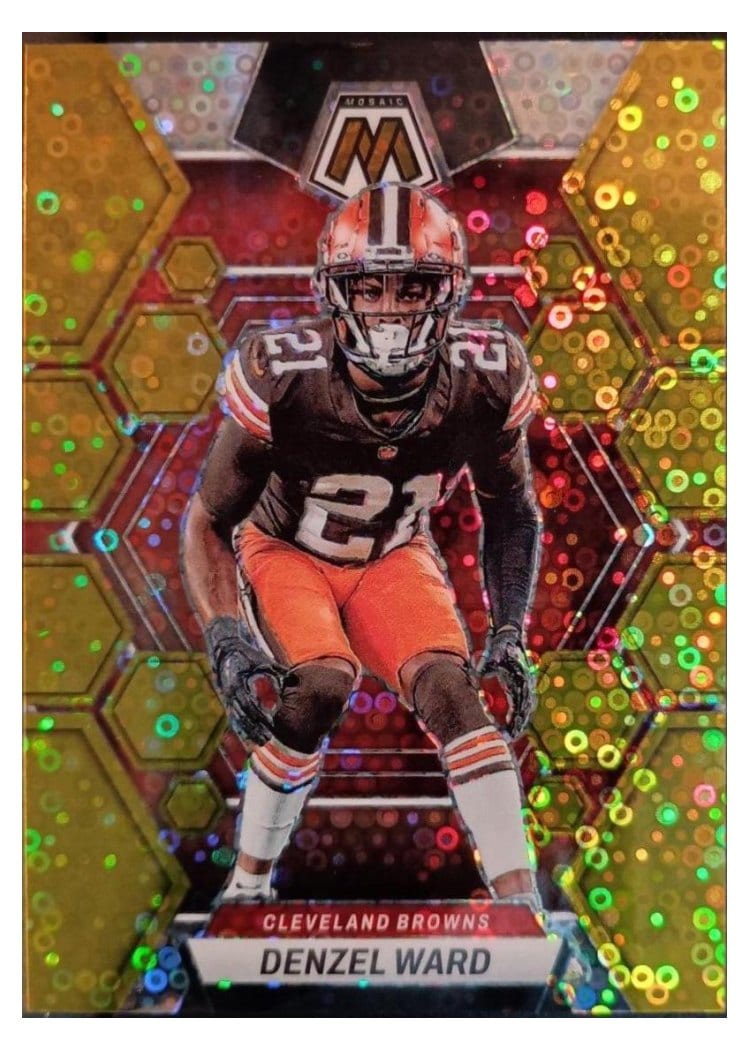 2023 Panini Mosaic Base Set Denzel Ward #52 card