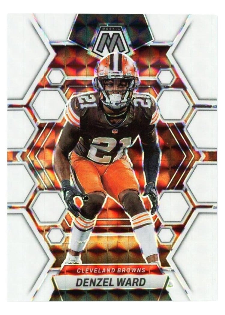 2023 Panini Mosaic Base Set Denzel Ward #52 card