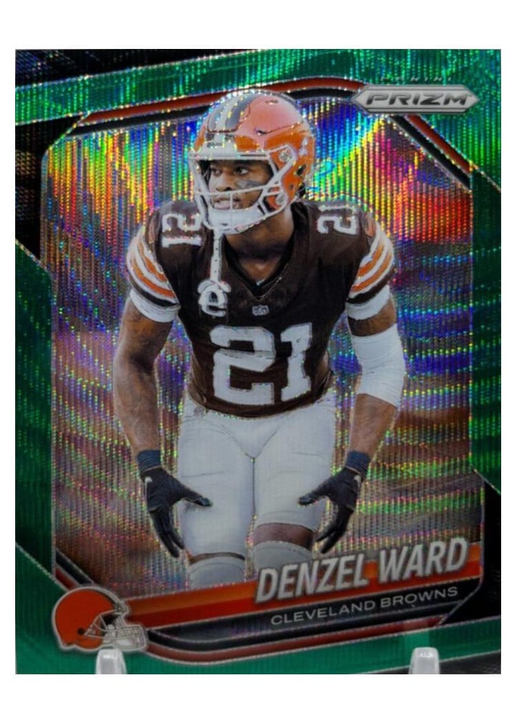 2025 Panini Prizm Base Set Denzel Ward #90 card