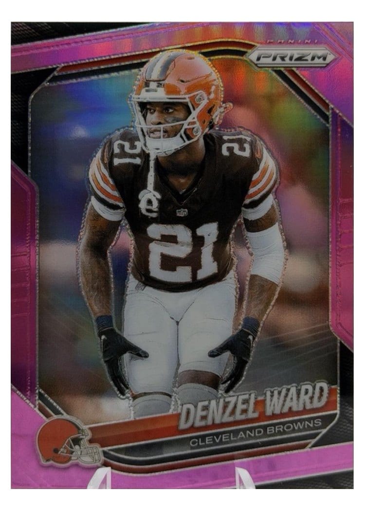 2025 Panini Prizm Base Set Denzel Ward #90 card