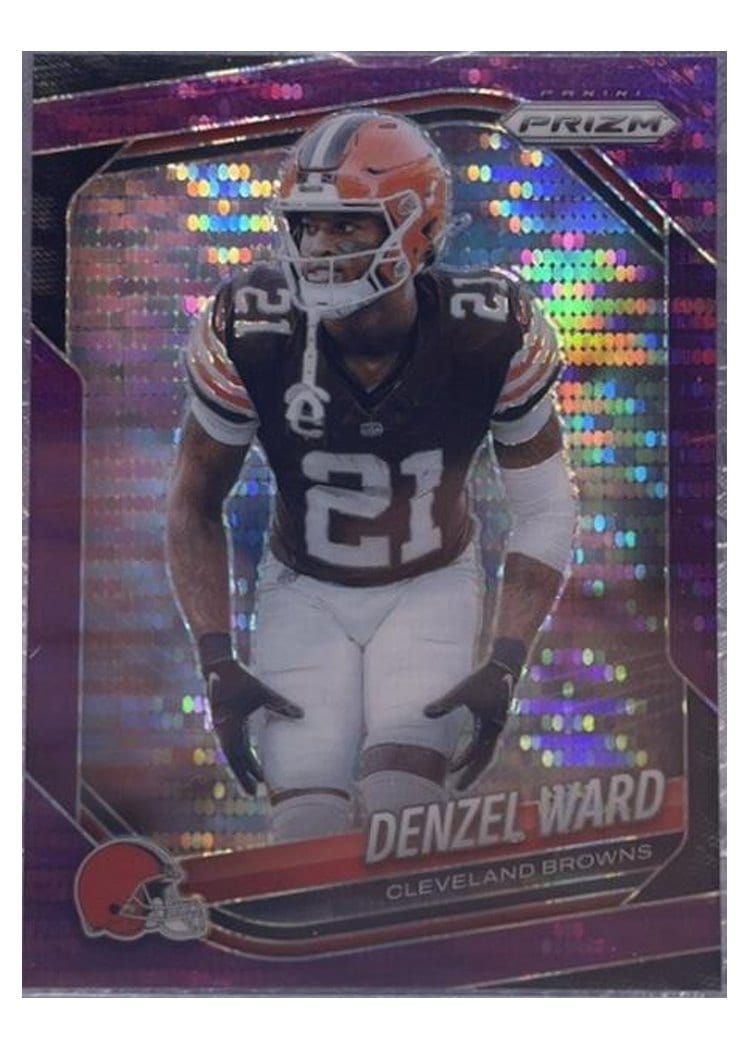 2025 Panini Prizm Base Set Denzel Ward #90 card
