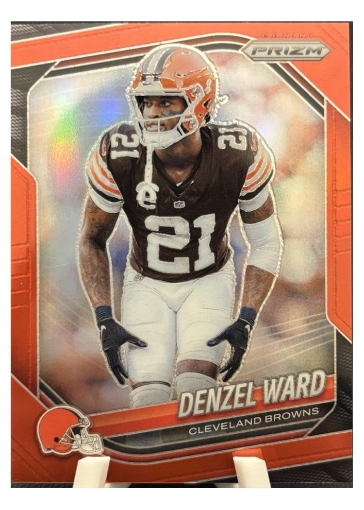 2025 Panini Prizm Base Set Denzel Ward #90 card