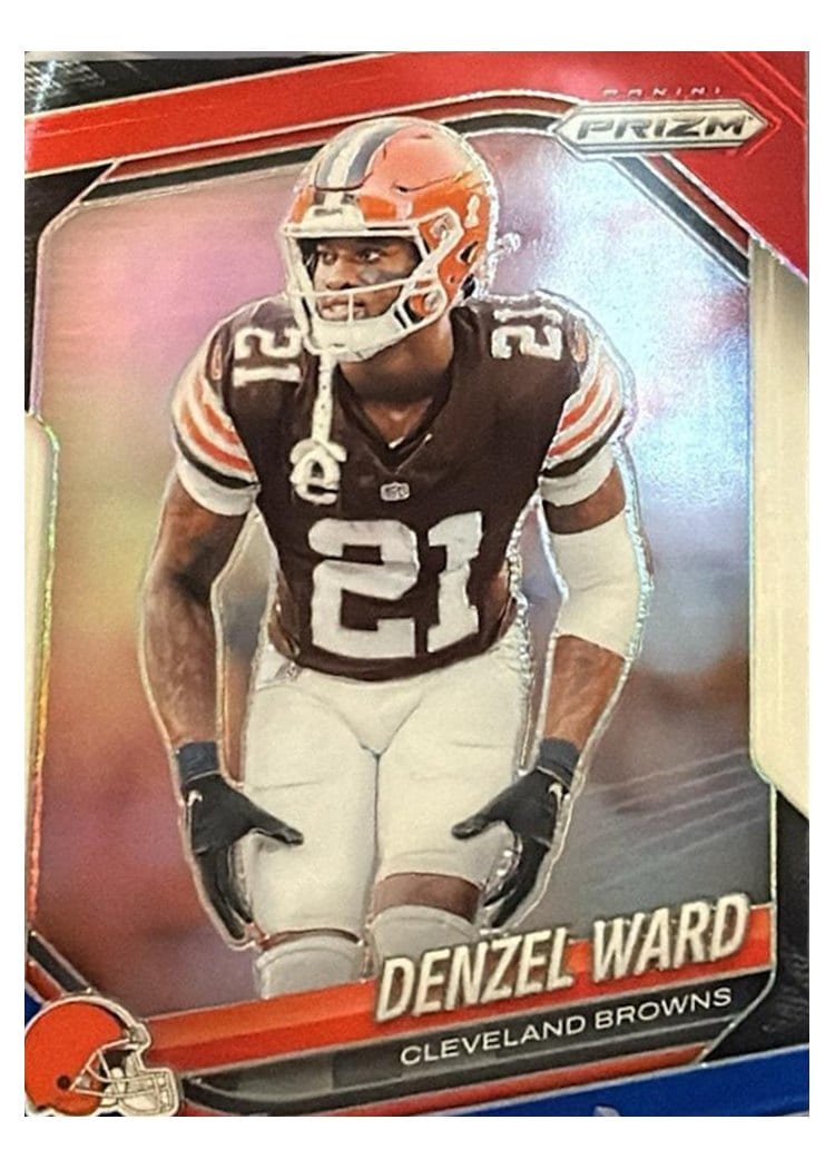 2025 Panini Prizm Base Set Denzel Ward #90 card
