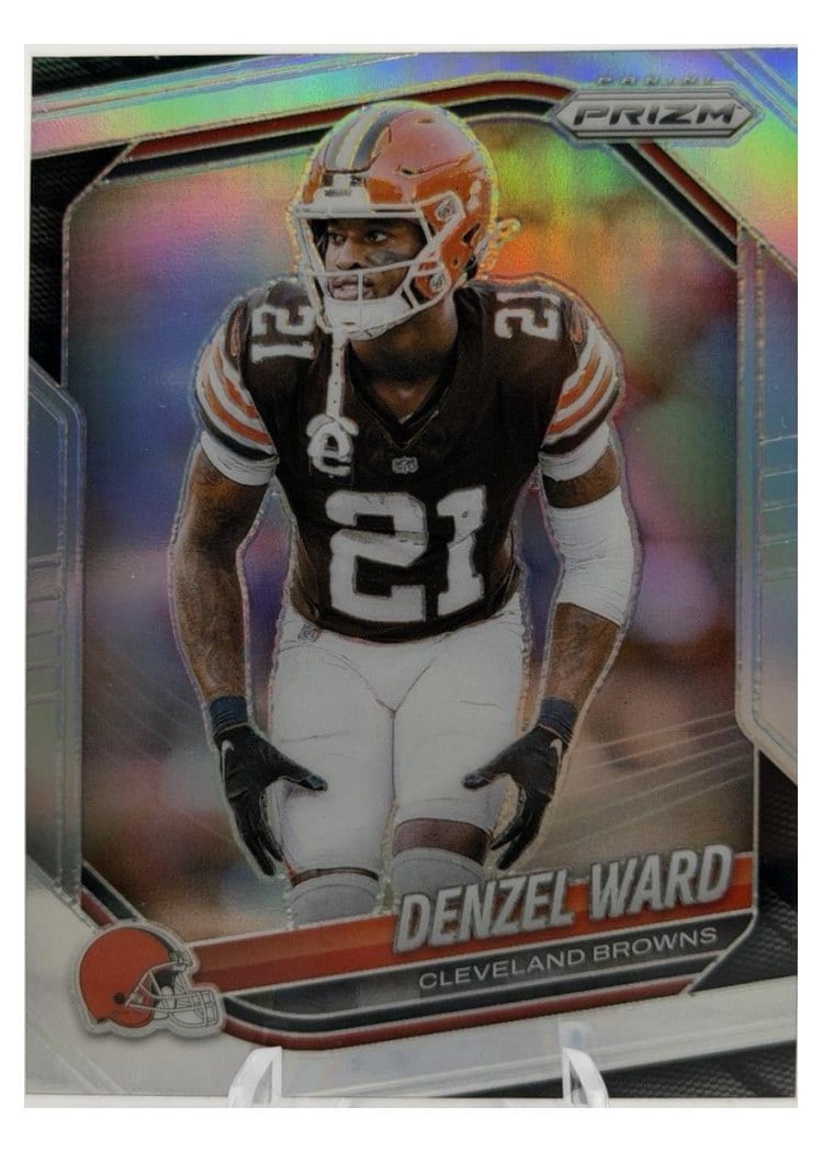 2025 Panini Prizm Base Set Denzel Ward #90 card