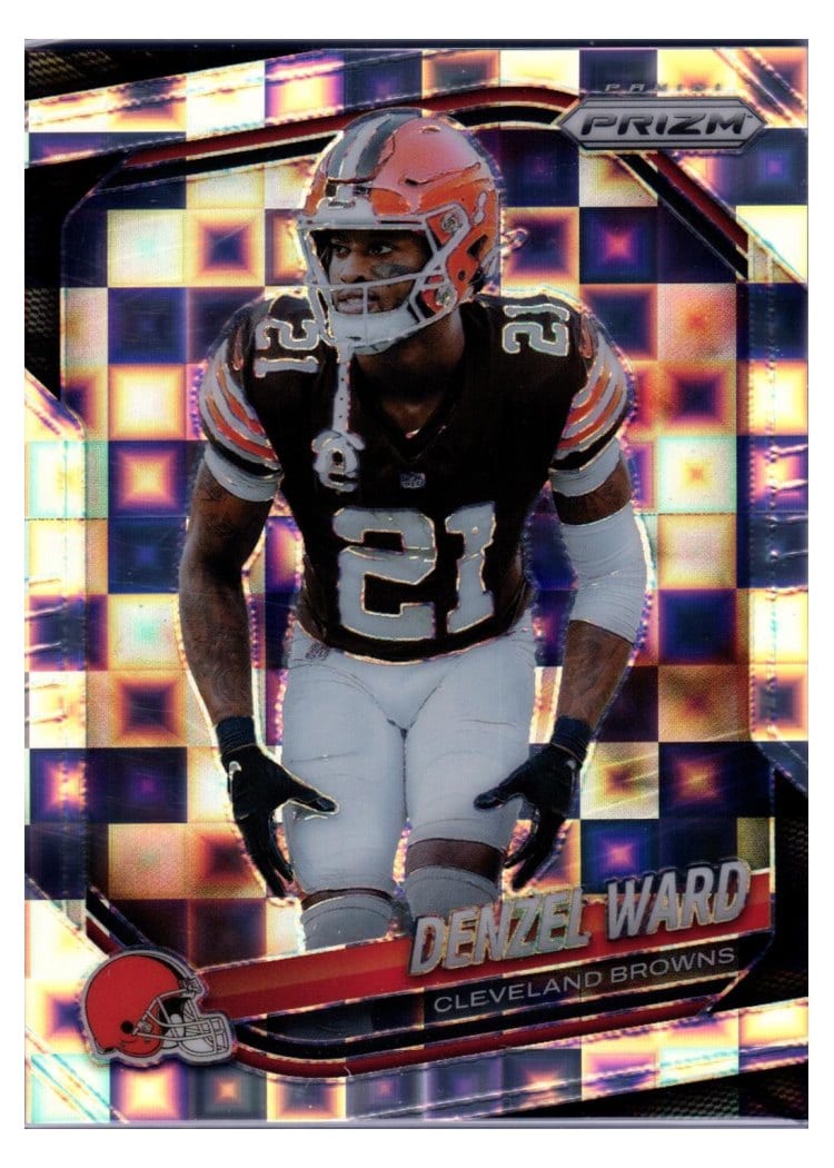 2025 Panini Prizm Base Set Denzel Ward #90 card