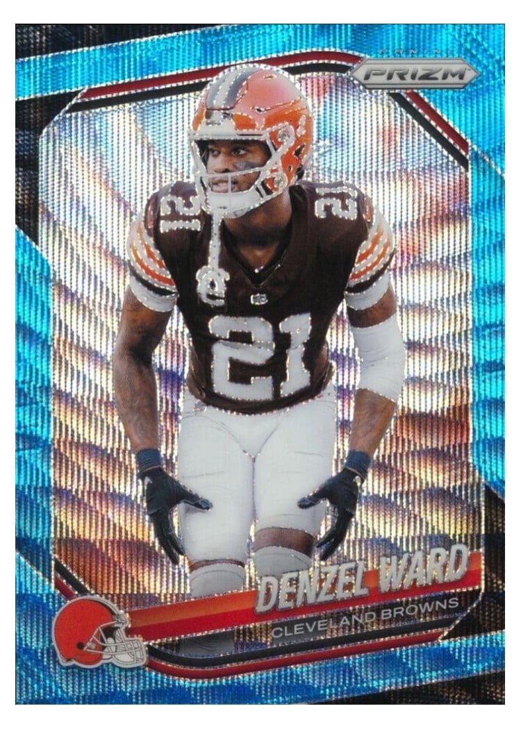 2025 Panini Prizm Base Set Denzel Ward #90 card