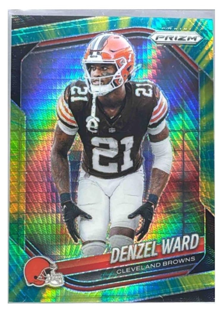 2025 Panini Prizm Base Set Denzel Ward #90 card