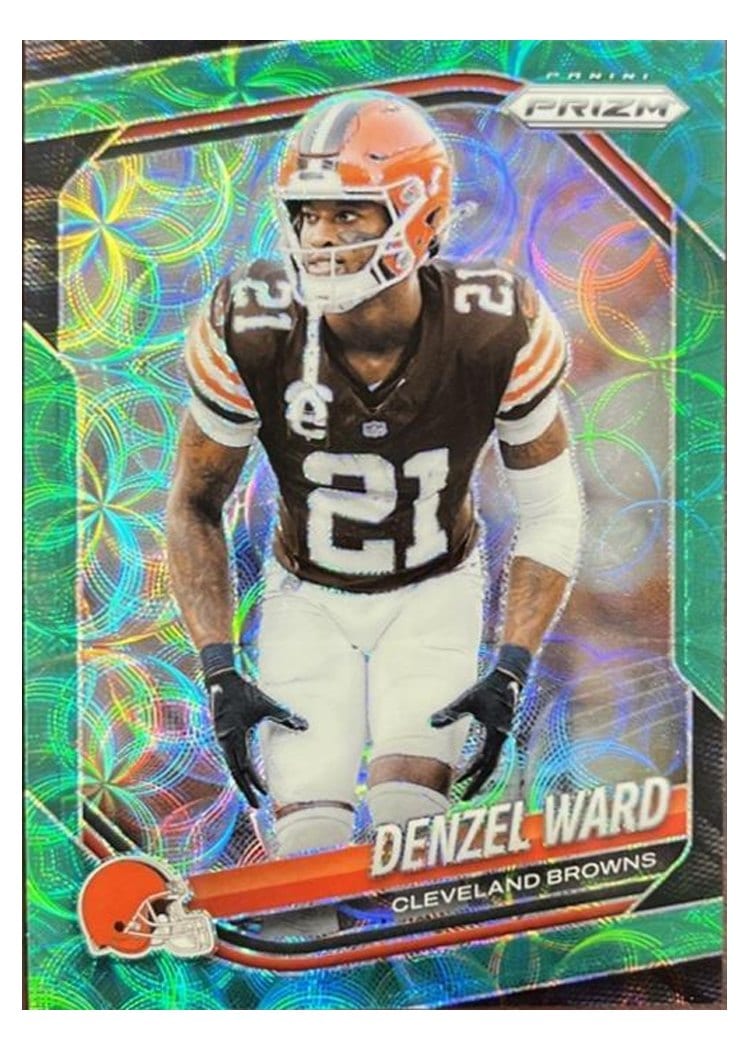 2025 Panini Prizm Base Set Denzel Ward #90 card