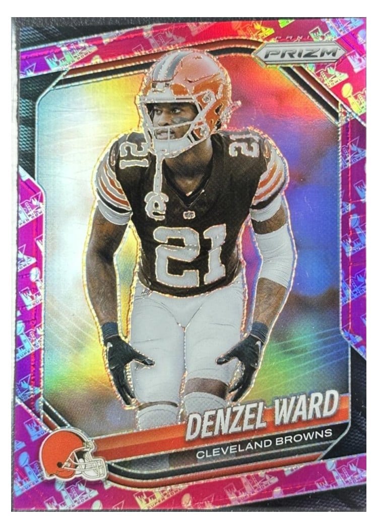 2025 Panini Prizm Base Set Denzel Ward #90 card