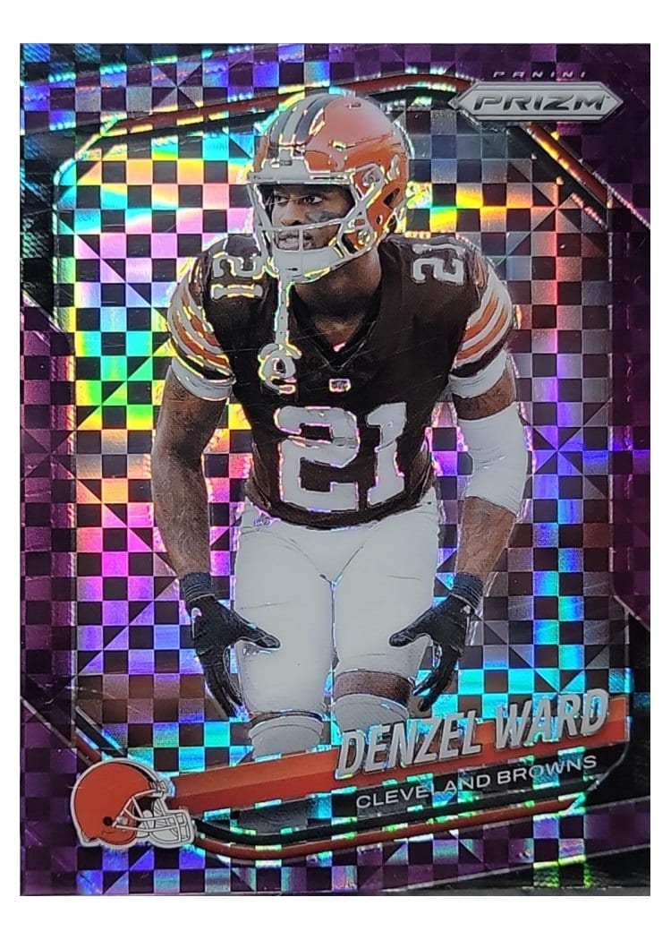2025 Panini Prizm Base Set Denzel Ward #90 card
