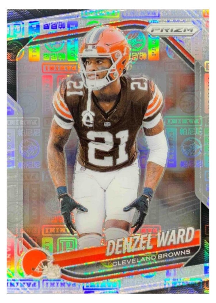 2025 Panini Prizm Base Set Denzel Ward #90 card