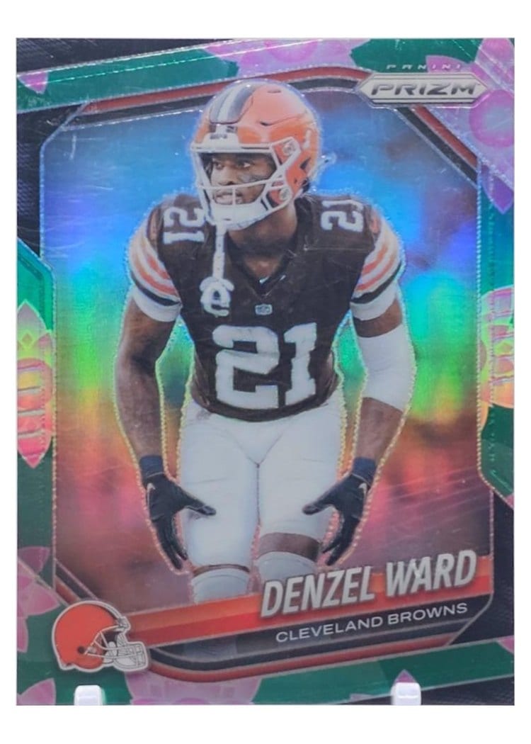 2025 Panini Prizm Base Set Denzel Ward #90 card