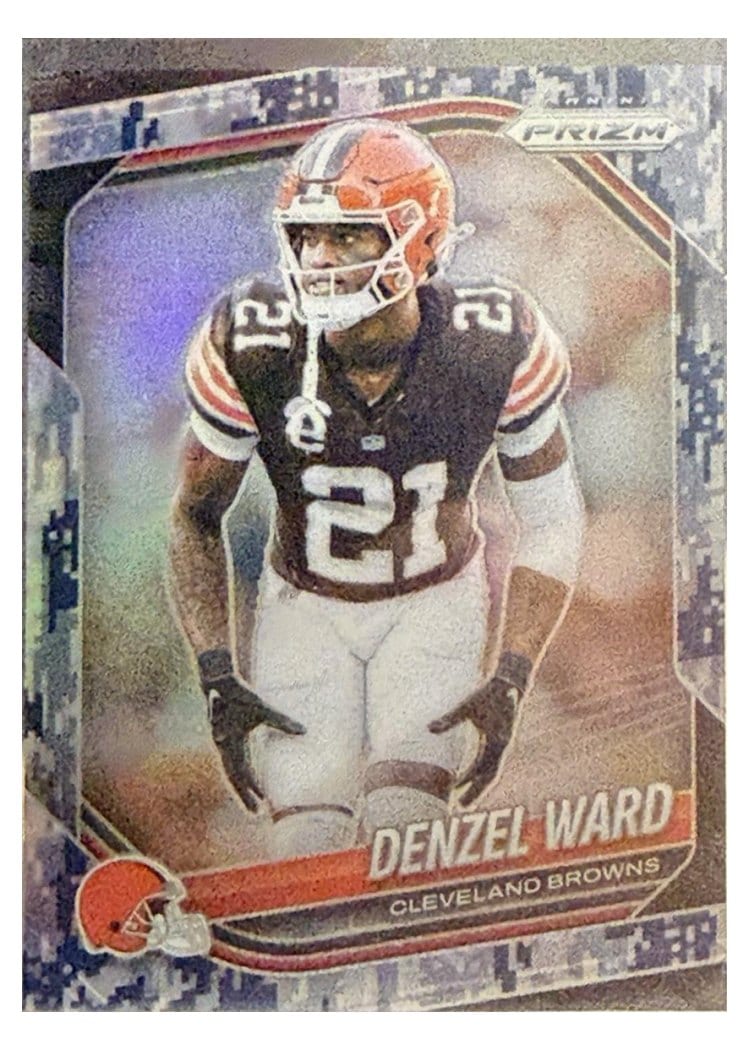 2025 Panini Prizm Base Set Denzel Ward #90 card