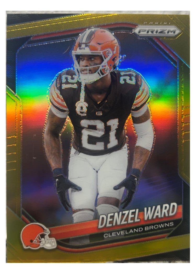 2025 Panini Prizm Base Set Denzel Ward #90 card