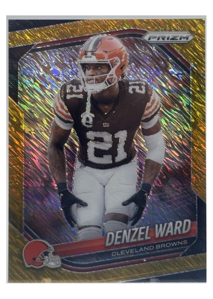 2025 Panini Prizm Base Set Denzel Ward #90 card