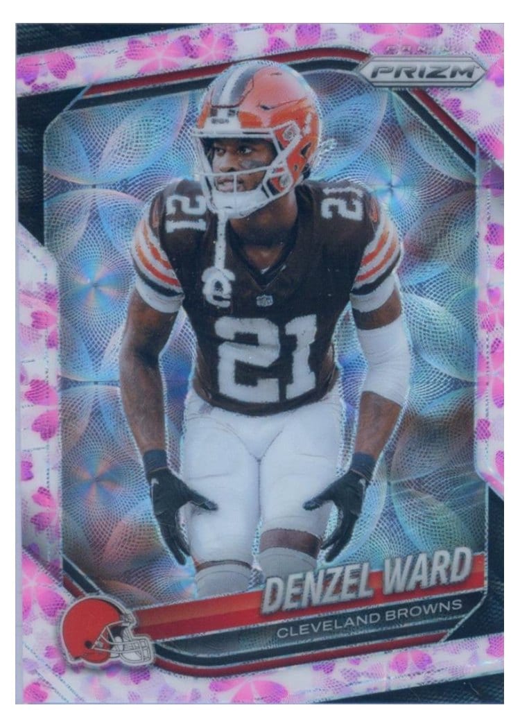 2025 Panini Prizm Base Set Denzel Ward #90 card