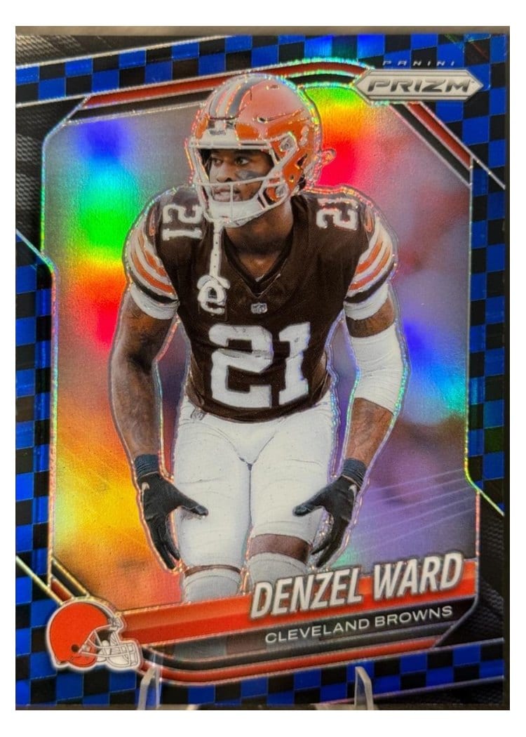 2025 Panini Prizm Base Set Denzel Ward #90 card
