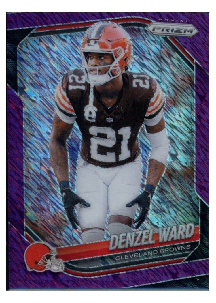 2025 Panini Prizm Base Set Denzel Ward #90 card