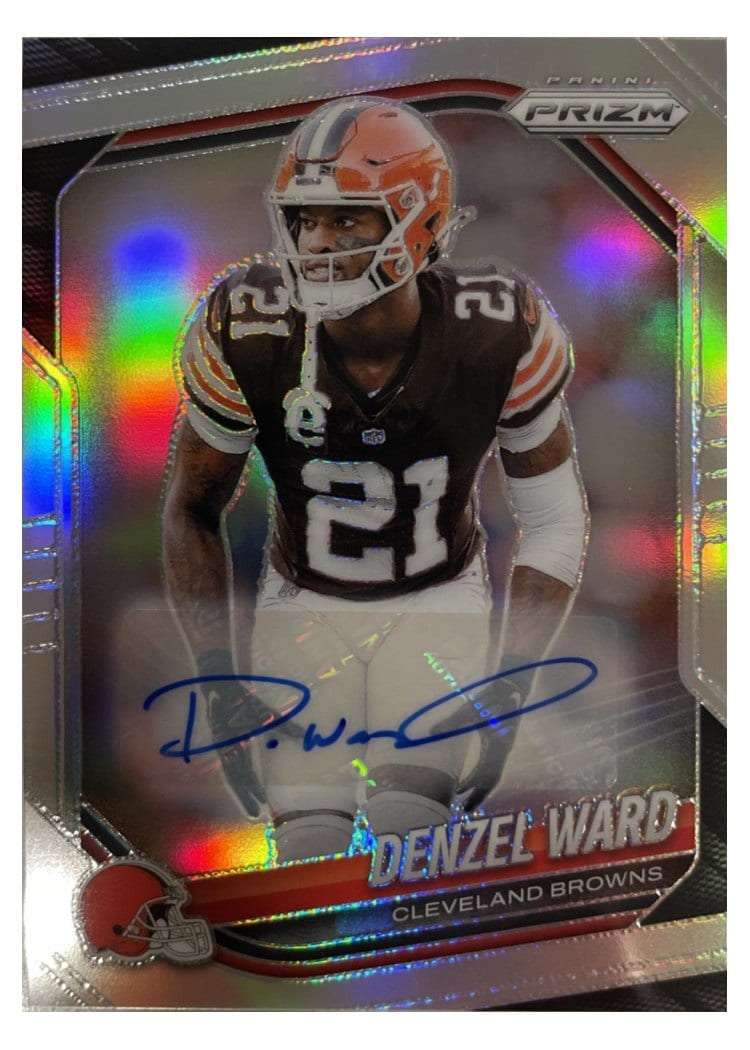 2025 Panini Prizm Base Set Denzel Ward #90 card