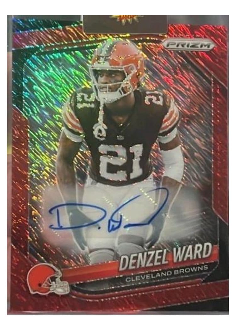 2025 Panini Prizm Base Set Denzel Ward #90 card