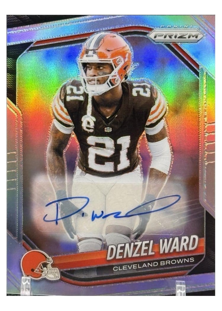 2025 Panini Prizm Base Set Denzel Ward #90 card