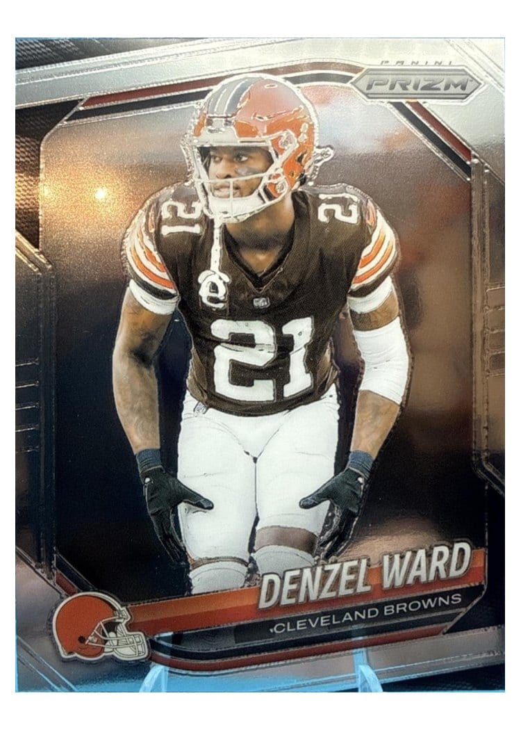 2025 Panini Prizm Base Set Denzel Ward #90 card