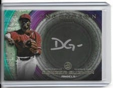 2022 Bowman Inception Silver Signings Denzer Guzman #ISS-DG card