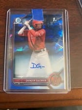 2022 Bowman Sapphire Edition Autographs Denzer Guzman #BSPA-DG card