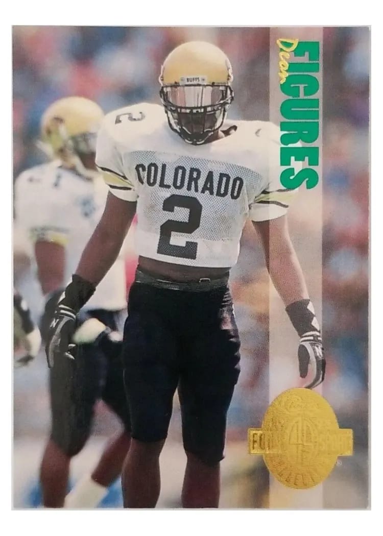 1993 Classic Four Sport Deon Figures #155 card