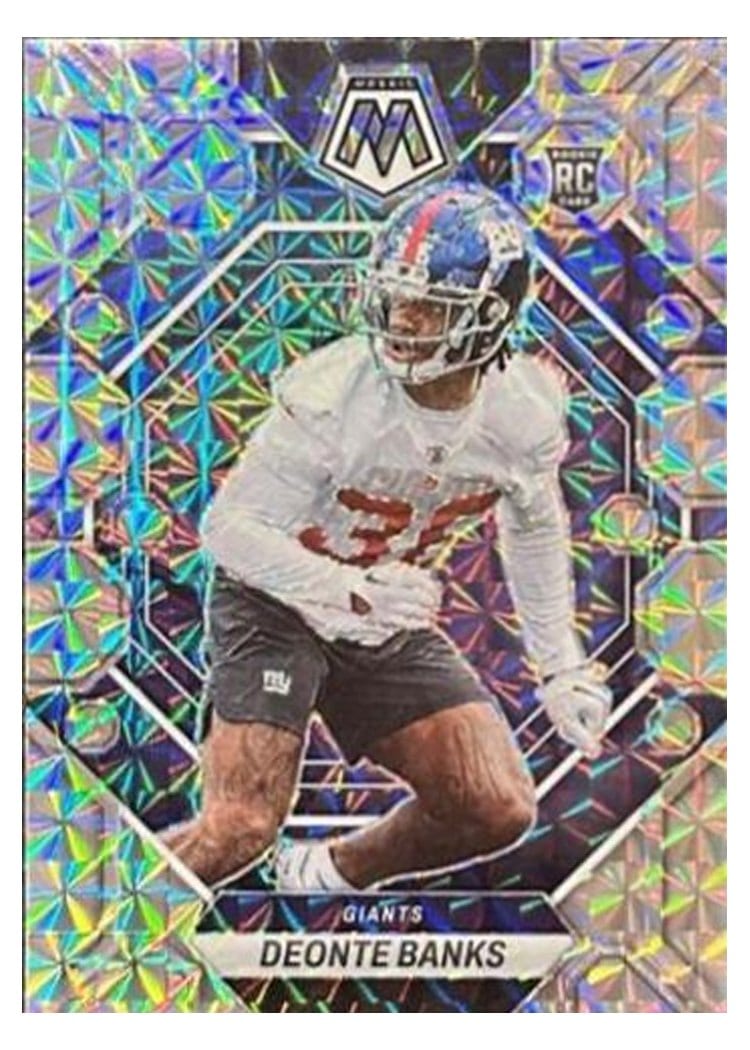 2023 Panini Mosaic Base Set Deonte Banks Mosaic #309 card