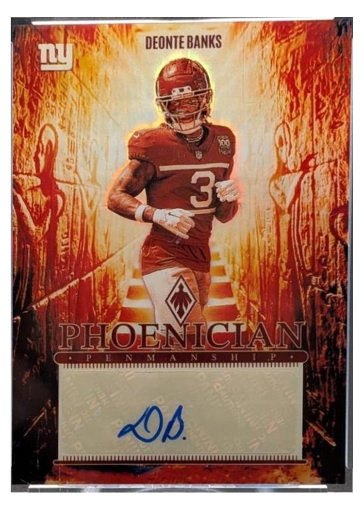 2024 Panini Phoenix Phoenician Penmanship Deonte Banks #PP-DBS card