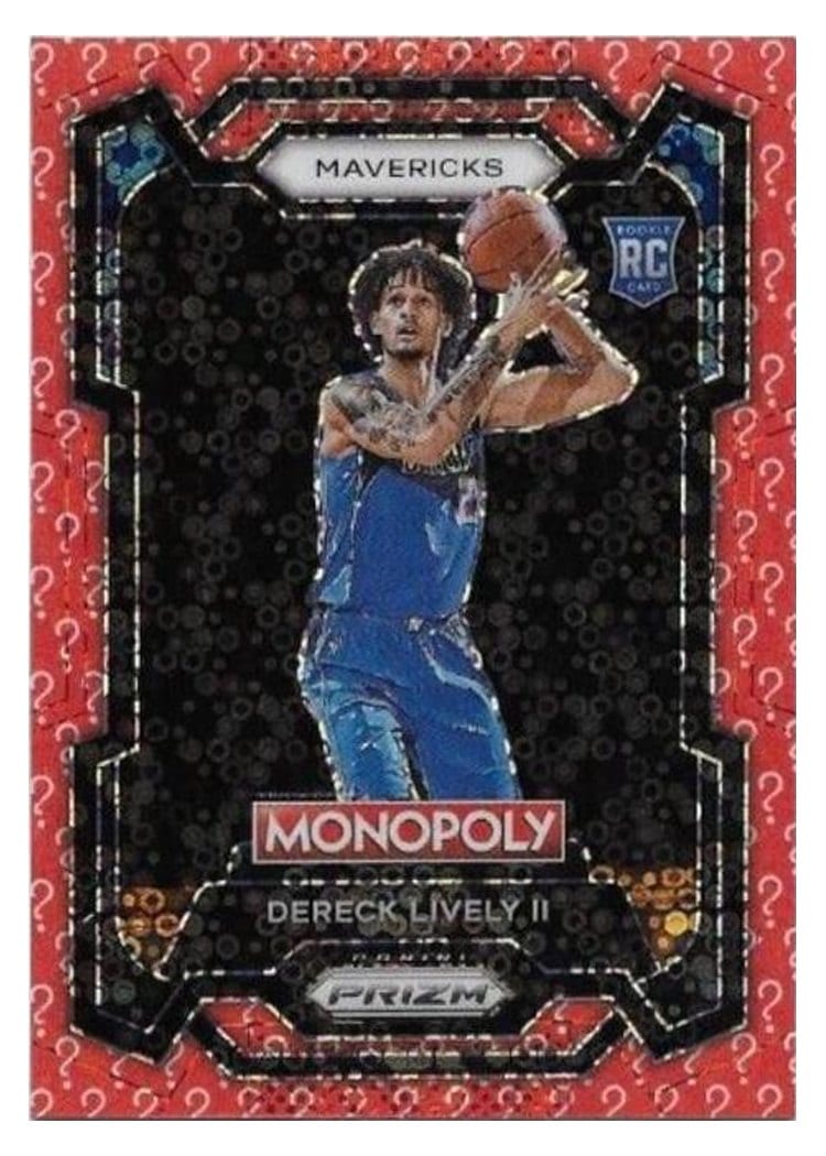 2023-24 Panini Prizm Monopoly Base Set Dereck Lively II Question Mark #24 card