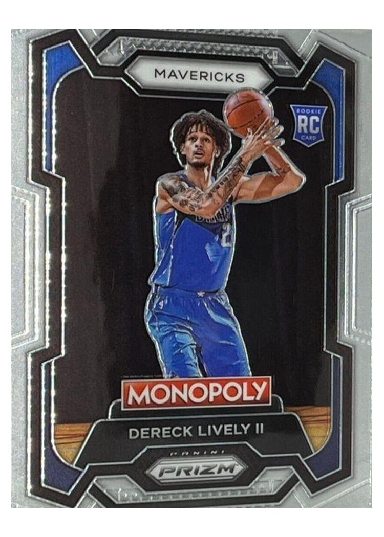 2023-24 Panini Prizm Monopoly Base Set Dereck Lively II #24 card