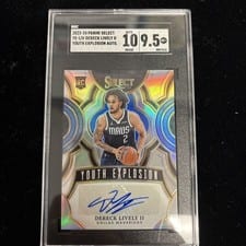 2023-24 Panini Select Youth Explosion Signatures Dereck Lively II #YE-LIV card