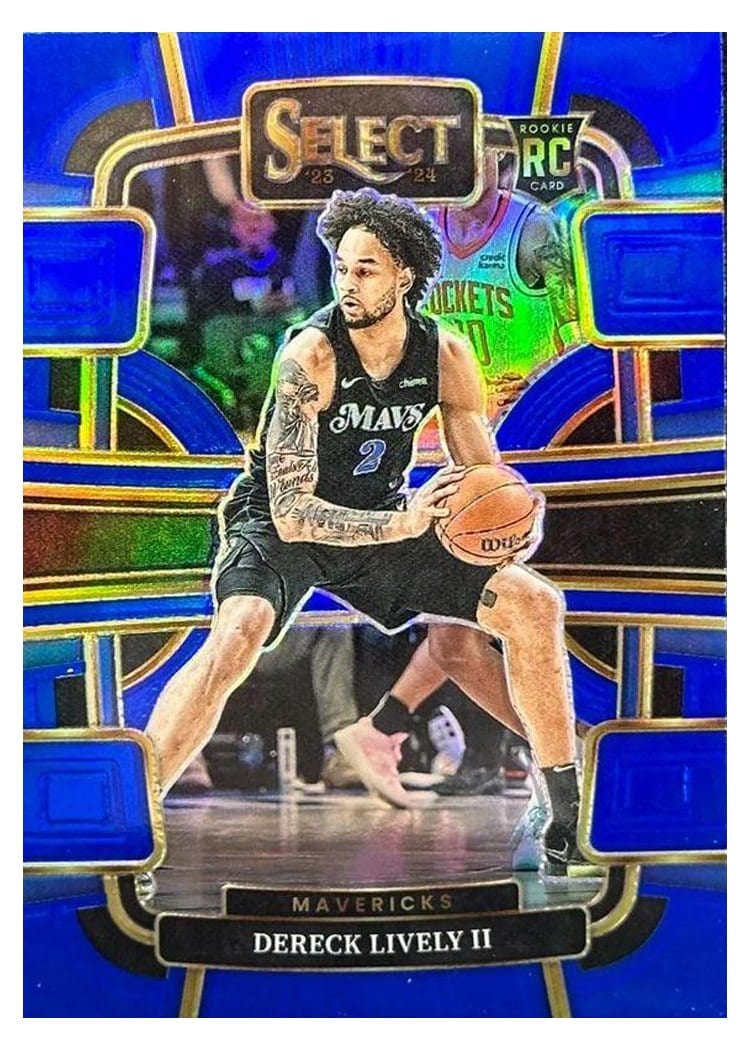 2023 Panini Select Dereck Lively II Blue Prizm #76 card