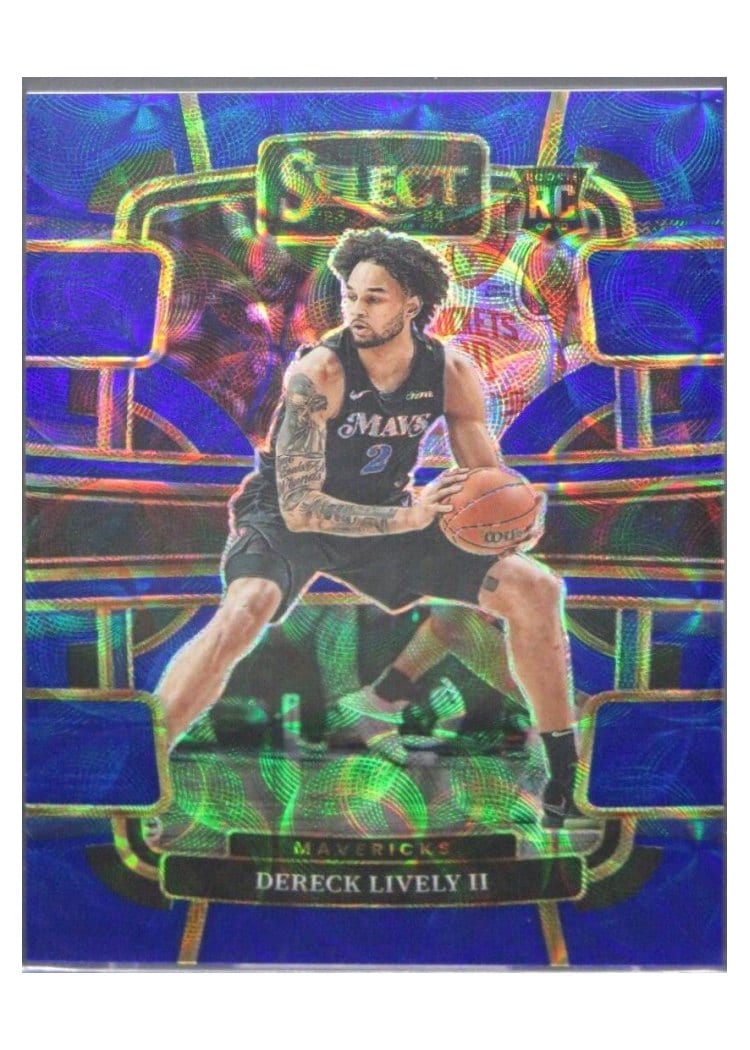2023 Panini Select Dereck Lively II Scope Blue Prizm #76 card