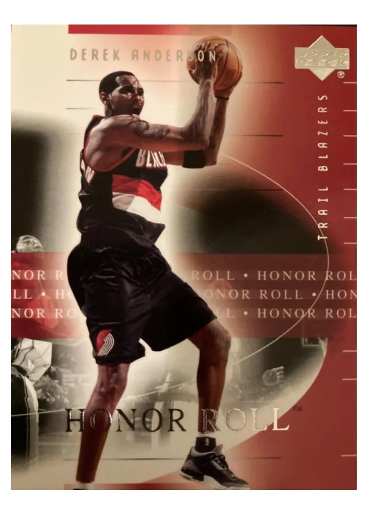 2001 Upper Deck Honor Roll Derek Anderson #73 card