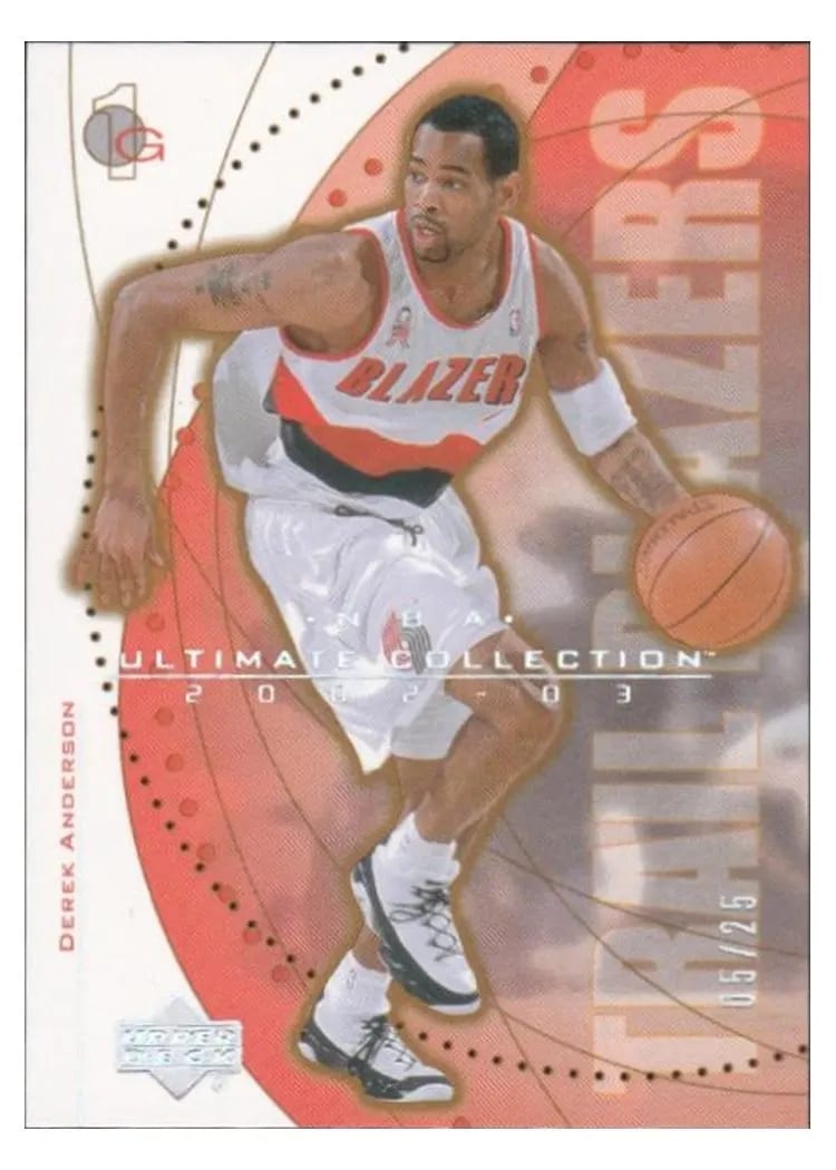 2002 Upper Deck Ultimate Derek Anderson Ultimate #52 card