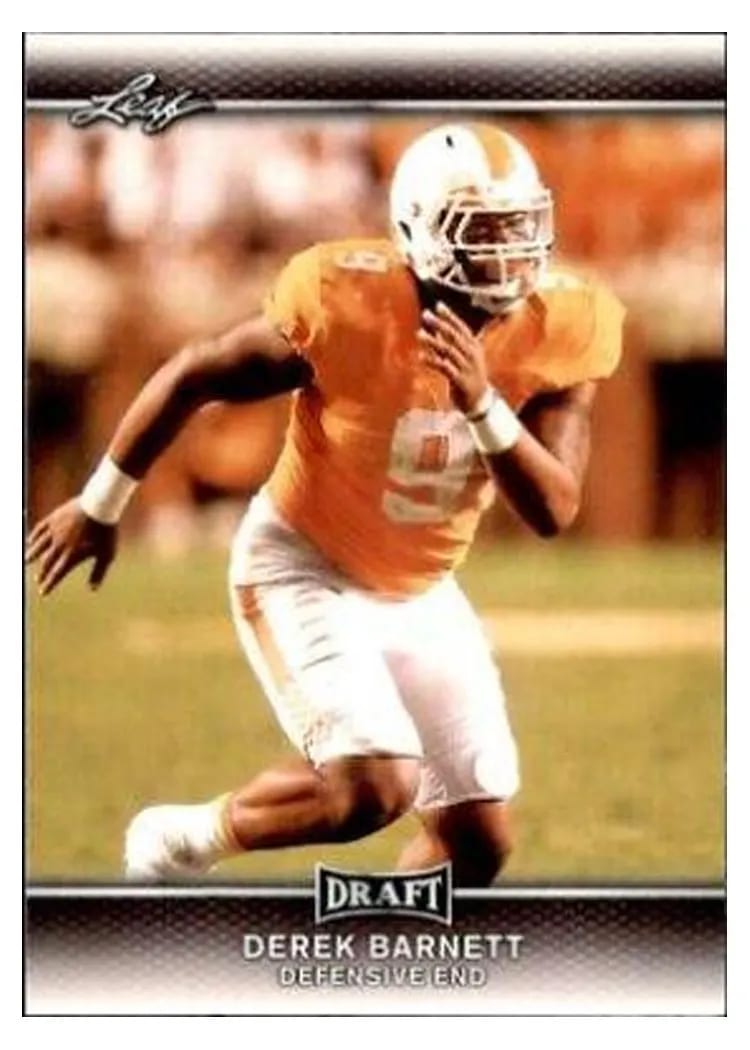 2017 Leaf Draft Derek Barnett #25 card